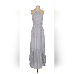 Lovestitch Striped Gray High Low Dress